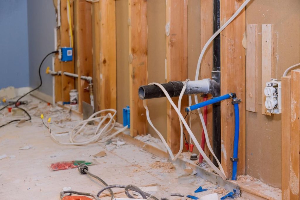 plumbing and electrical installations